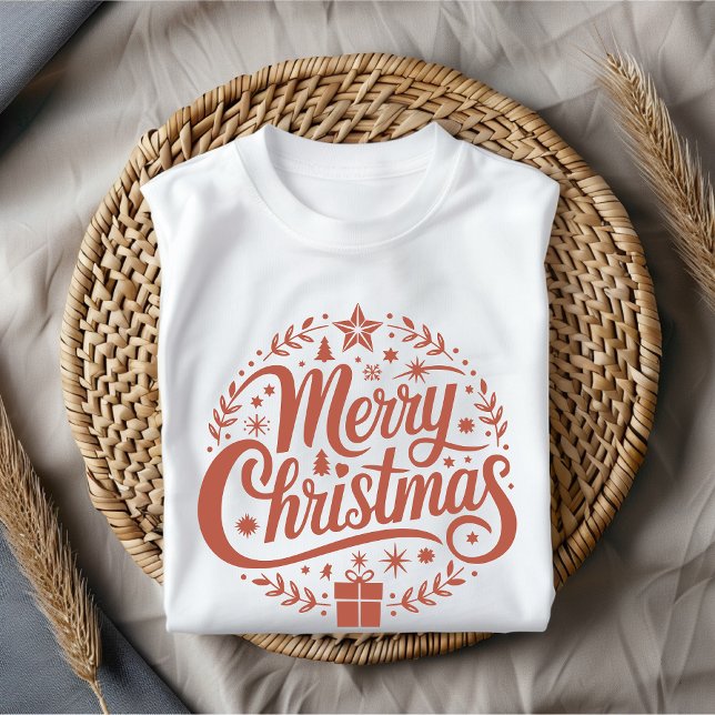 God jul-skjorta, julklapp till henne t shirt (Merry Christmas shirt, Christmas vibes shirt, festive shirt, Christmas shirt for her, Christmas gift)