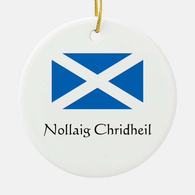 God Jul Skottland Ornament (Framsidan)