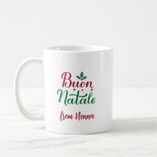 God Jul Skräddarsydd Italiensk Jul Kaffemugg