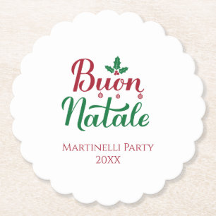 God Jul Skräddarsydd Italiensk Jul Underlägg Papper