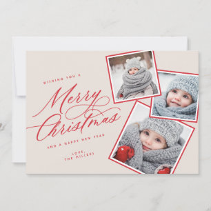 god jul-skript - titrerad multifoto- julkort