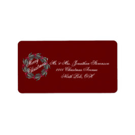 God jul-skript, utandning Helgdag Adress Adressetikett