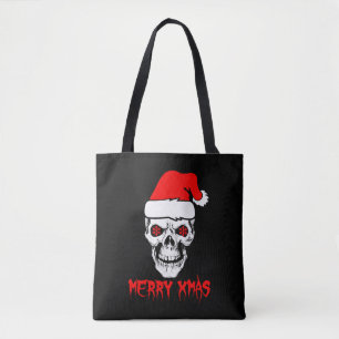 God jul Skull Tshirt Tygkasse