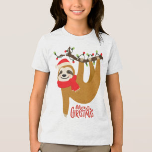God jul Sloth   HELGDAGAR T Shirt