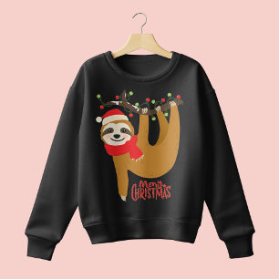 God jul Sloth HELGDAGAR T Shirt