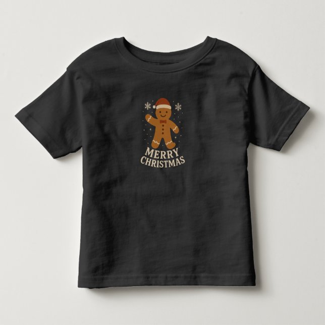 God jul Småbarn överst T Shirt (Framsida)