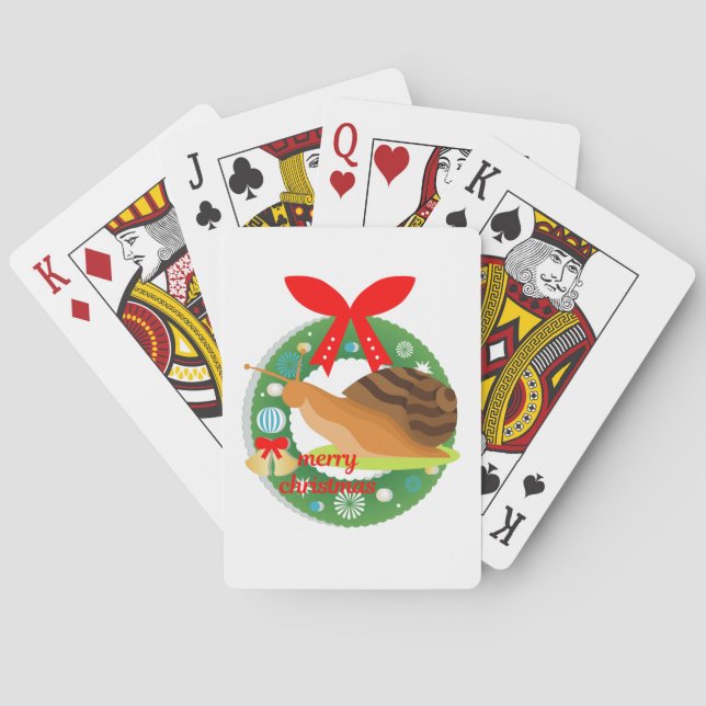 god jul snigel casinokort (Baksidan)