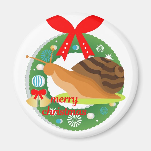 god jul snigel magnet (Framsidan)