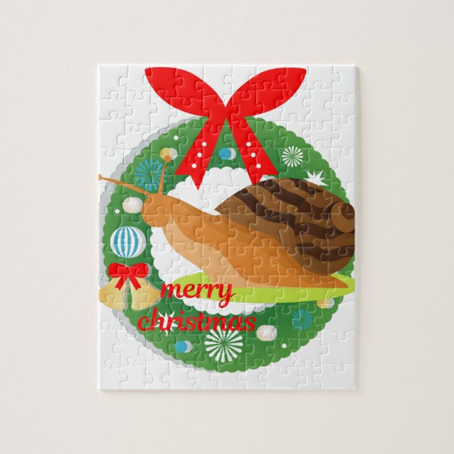 god jul snigel pussel (Vertikal)