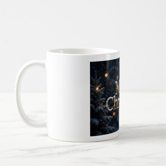 God Jul Snö Kaffe Mugg (Vänster)