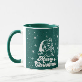 God jul Snöflingor, Gott nytt år Mugg