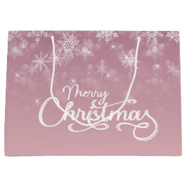 God jul Snöflingor Rosa Helgdag