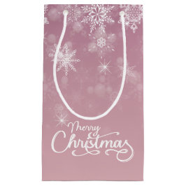 God jul Snöflingor Rosa Helgdag