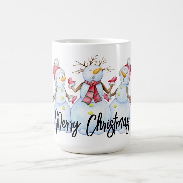 God jul Snögubbar Coffee Mugg (Center)