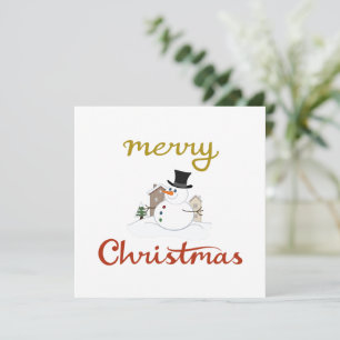 God jul+Snögubbe