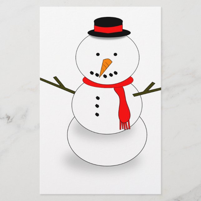 God jul Snögubbe (Framsida)
