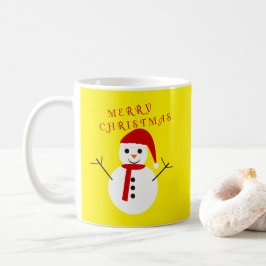 God jul Snögubbe Kaffemugg