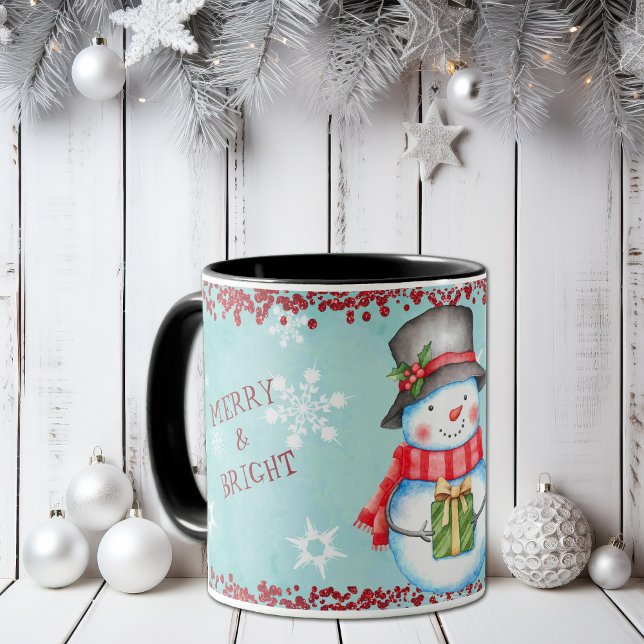 God jul, Snögubbe Kids Mugg (Skapare uppladdad)