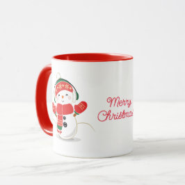 God jul Snögubbe Mugg