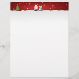 God jul Snögubbe och Santa Tomten