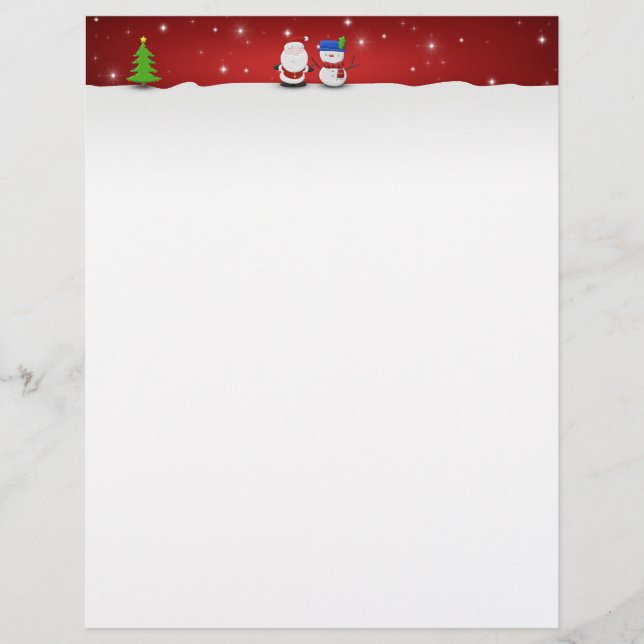 God jul Snögubbe och Santa Tomten (Framsida)