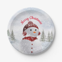 God jul Snögubbe Party