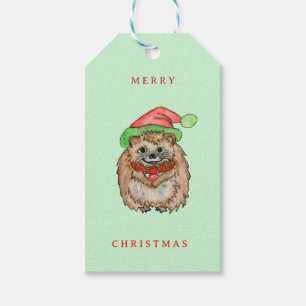 God jul snögubbe presentetikett
