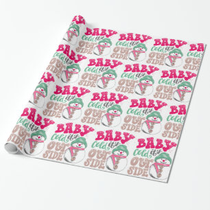God jul Snögubbe Presentpapper