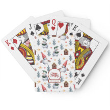 God jul Snögubbe Snöflingor Monogram