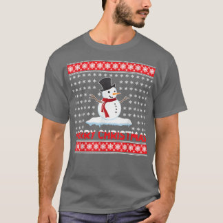 God jul Snögubbe T Shirt