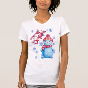 God jul Snögubbe Tee