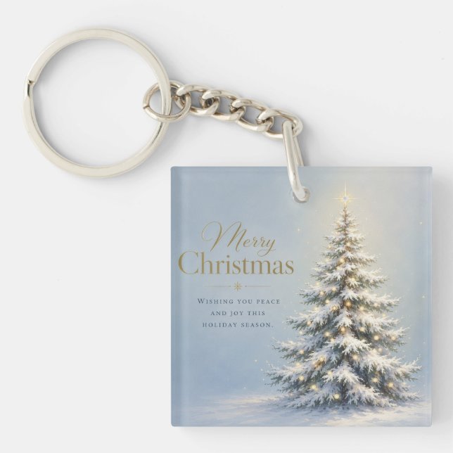 God Jul Snöig Tall (Framsidan)
