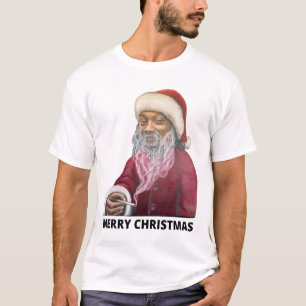 God jul Snoop Hund Santa Klaus Costume 3234 T Shirt