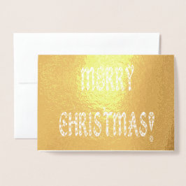 God jul Snowflake Font Träd Verse Folierat Kort