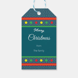 God jul Snowflake Gift Märkre Presentetikett