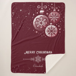 God jul Snowflake Ornaments