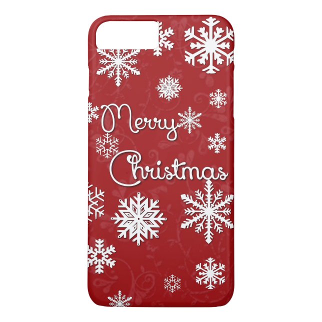 God jul Snowflake Phone Case Case-Mate iPhone Skal (Baksida)
