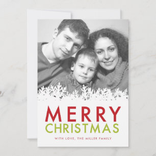 God jul Snowflake Photo jul Card Julkort