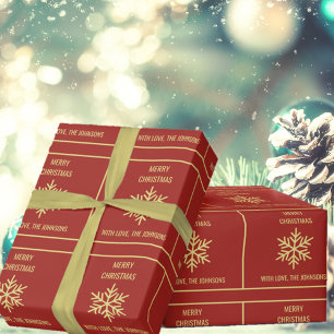 God jul Snowflake Presentpapper