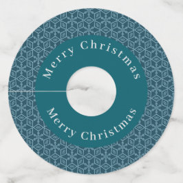 God jul Snowflake Vin Glass Märkre