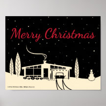 God jul Snowscen-Black i mitten av århundradet