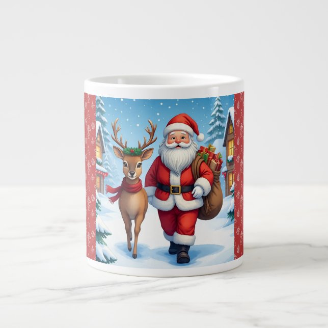 God jul, Snowy jul Wonderland Jumbo Mugg (Framsidan)