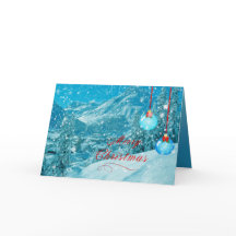 God jul Snowy Winter Village