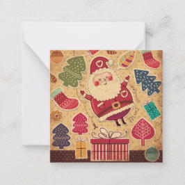 God jul/Snygga jul Anteckningskort