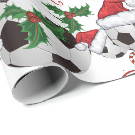 God jul Soccer Ball Santa Presentpapper