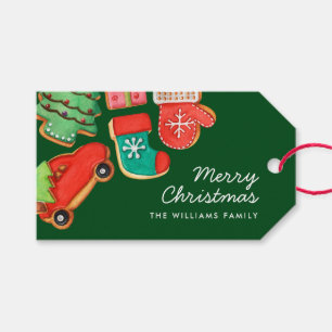 God jul Sockerkakor Presentetikett