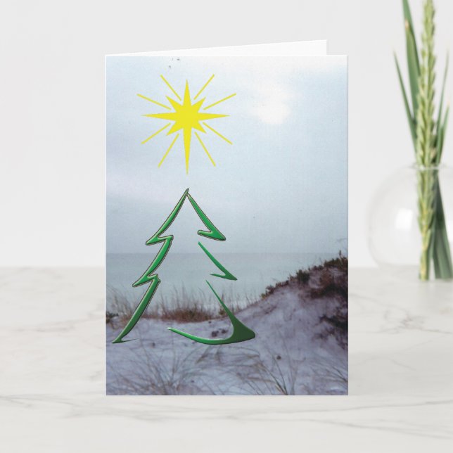 God jul - Södra Walton, FL Helgkort (Framsida)
