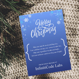 God jul Software Development Company Julkort