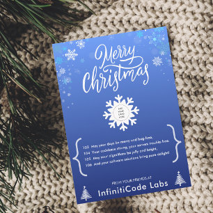 God jul Software Development Company Logotyp Julkort