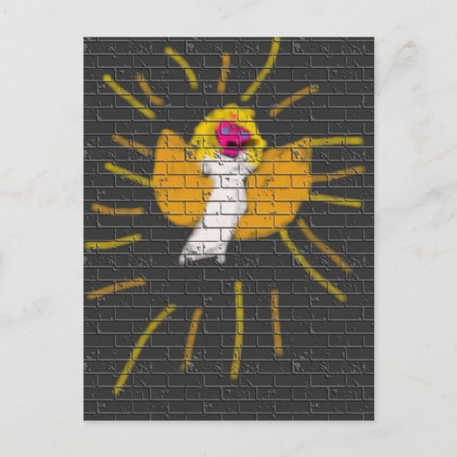 God jul Sol Måne Angel, konst av Kids :) Helg Vykort (Framsida)